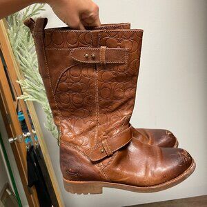 Coach Leather Boots